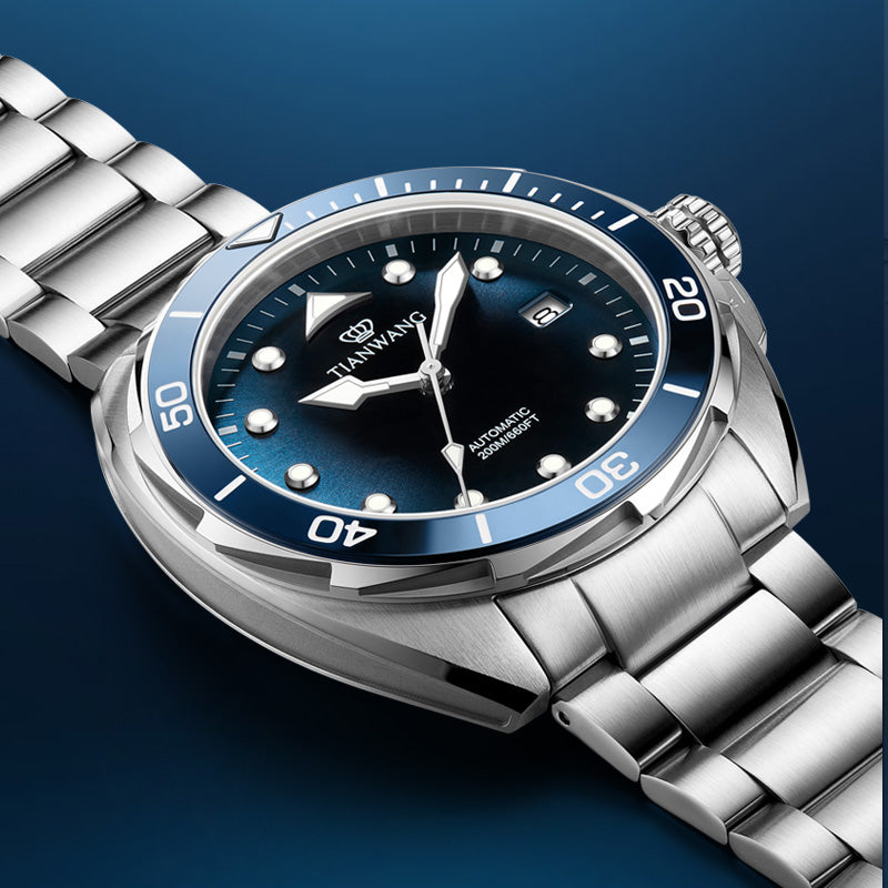 Tianwang Bluefin Series 20ATM Watch