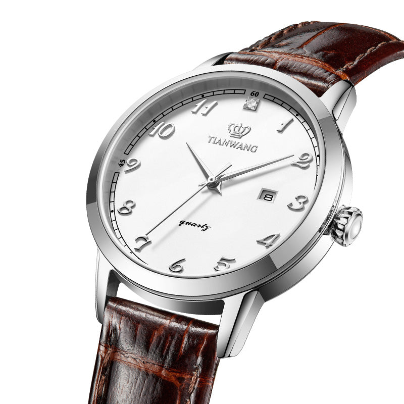 TIANWANG_Women_Leather_Watch_Simple_Design