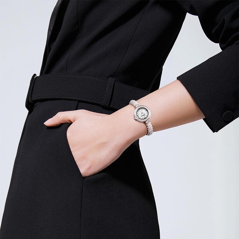 Sotoiru Mermaid Bracelet Women Watches with Full Ziron For Party T2002