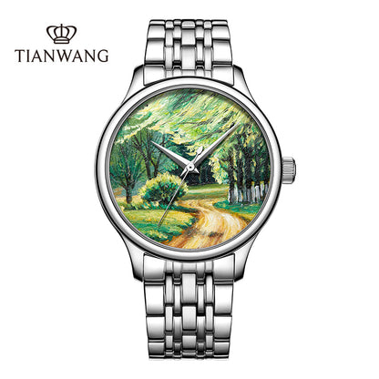 Tianwang Hand-Painted Mechanical Watch