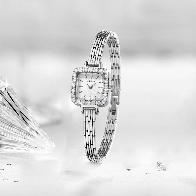 Sotoiru Women Watches Square Ziron Dial Quartz Watch for Daily Wear T2024