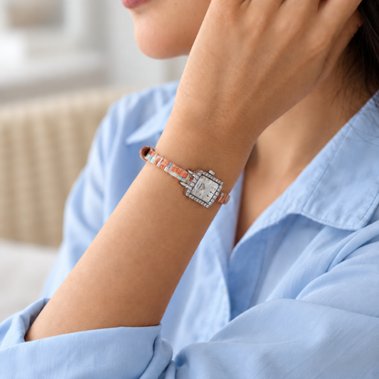 Sotoiru Square Interchangeable Straps Watch