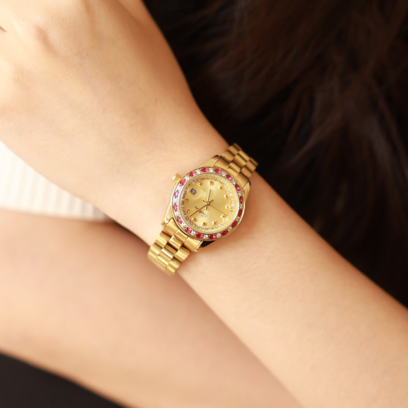 Sotoiru Vintage Gold Jewelry Watch