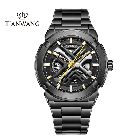 TIAN WANG Skeleton Watch for Men Mechanical Watch Watches GS51244