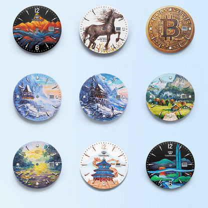 TIAN WANG Men Watches Artist Series 41.5mm Dial Mechanical Watch GS5845