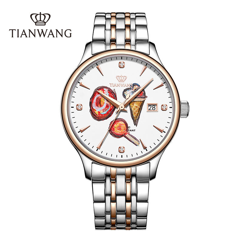 TIAN WANG Men Watches Artist Series 41.5mm Dial Mechanical Watch GS5845
