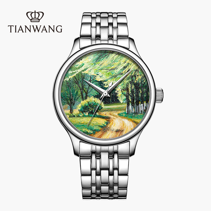 Tianwang Hand-Painted Mechanical Watch