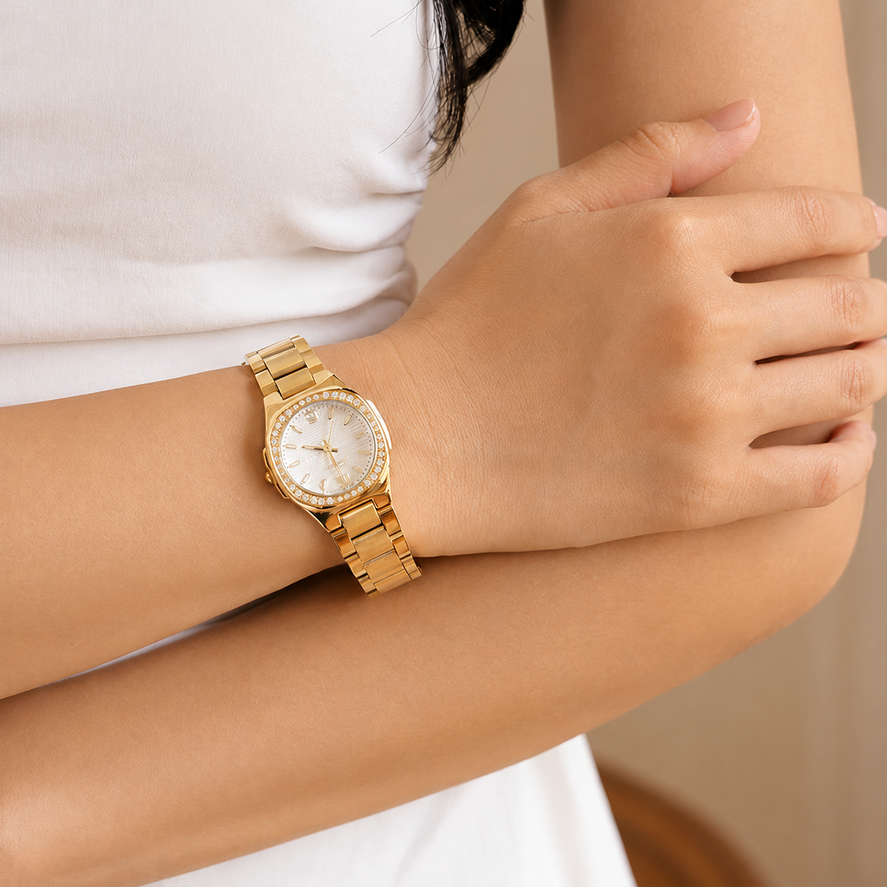 Sotoiru Classic Gold Jewelry Watch