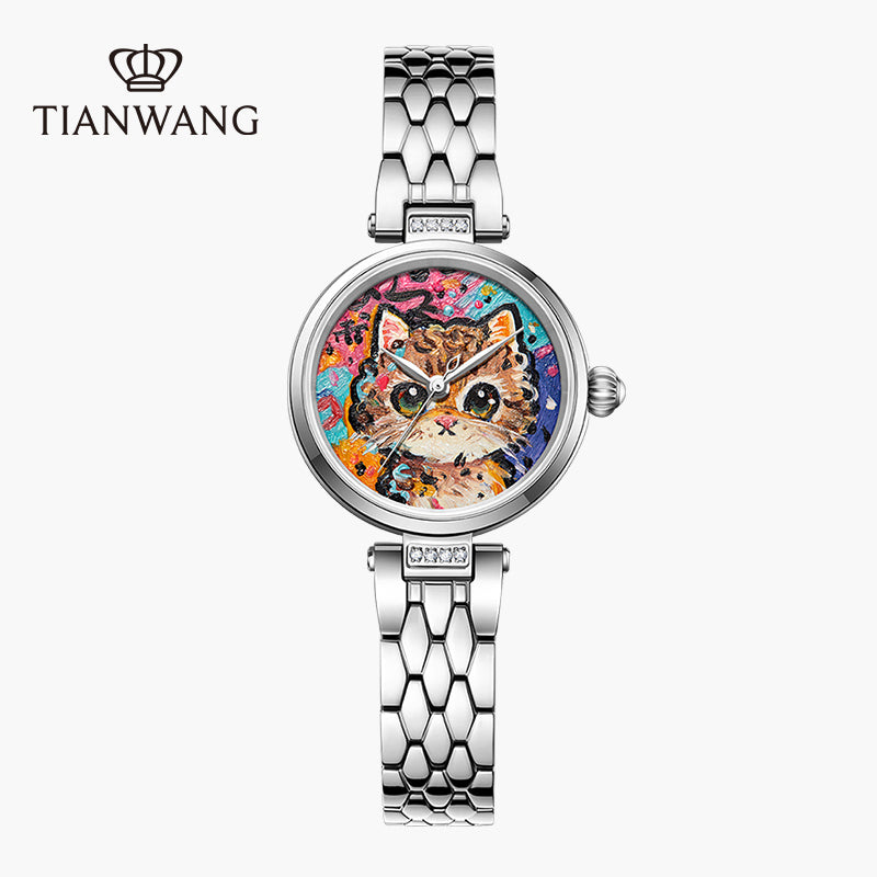 Tianwang Artist Series Hand-Painted Dial Quartz Watches