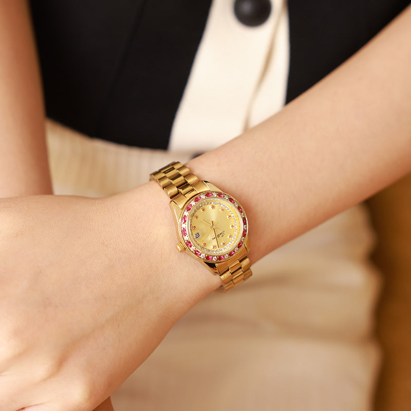 Sotoiru Vintage Gold Jewelry Watch
