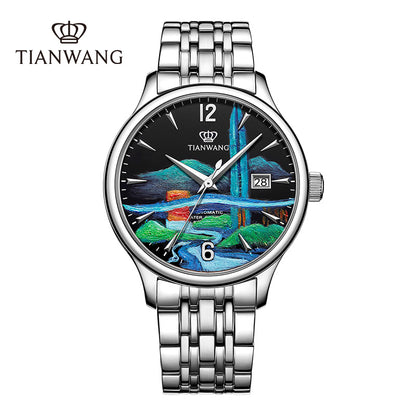 TIAN WANG Men Watches Artist Series 41.5mm Dial Mechanical Watch GS5845