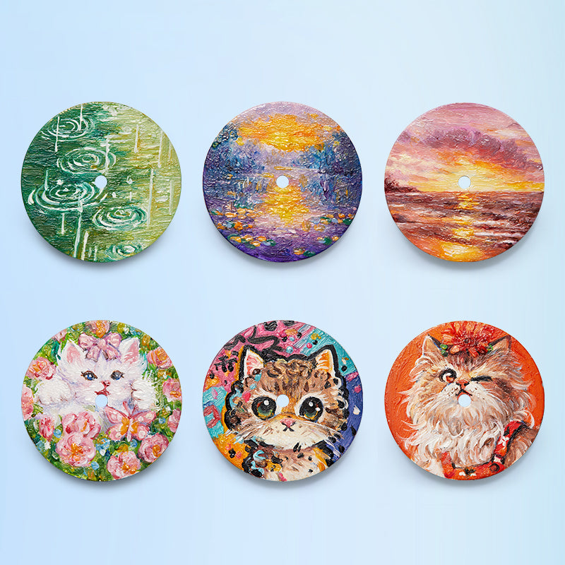 Tianwang Artist Series Hand-Painted Dial Quartz Watches