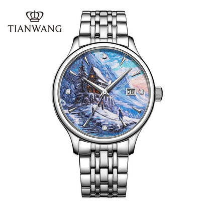 TIAN WANG Men Watches Artist Series 41.5mm Dial Mechanical Watch GS5845