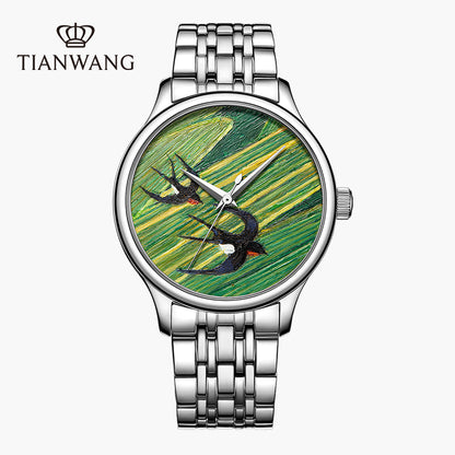 Tianwang Hand-Painted Mechanical Watch