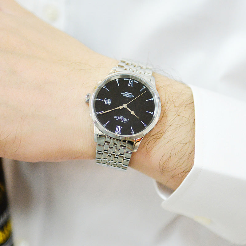 BALCO Men Mechanical Watches Automatic Swiss Steel Watch
