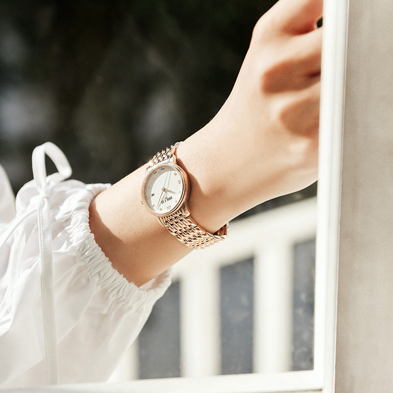 BALCO Women's Quartz Wristwatches-Round,Calendar,Modern Style for Daily Wear