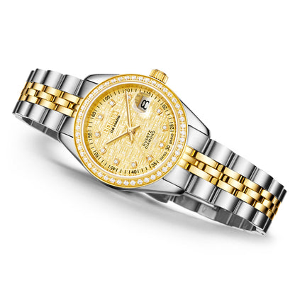 BALCO Women Watch-24K Gold,Diamond, Stylish for Business Occasions