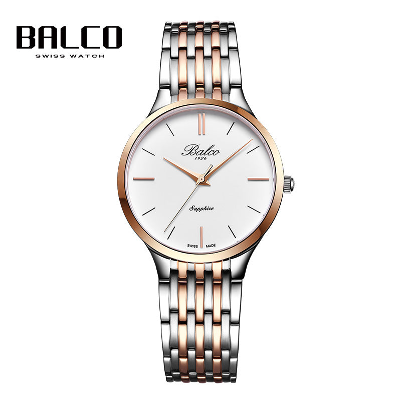 BALCO Women Quartz Wristwatch-Sapphire Glass, Fashion Watch for Everyday Wear