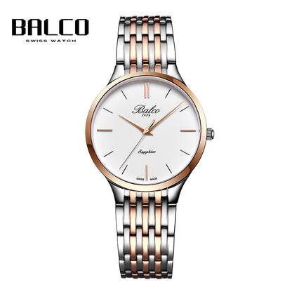 BALCO Women Quartz Wristwatch-Sapphire Glass, Fashion Watch for Everyday Wear
