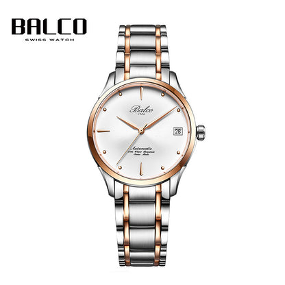 BALCO Ladies Watches-Automatic,Stainless Steel,Simple Wristwatches for Gifts