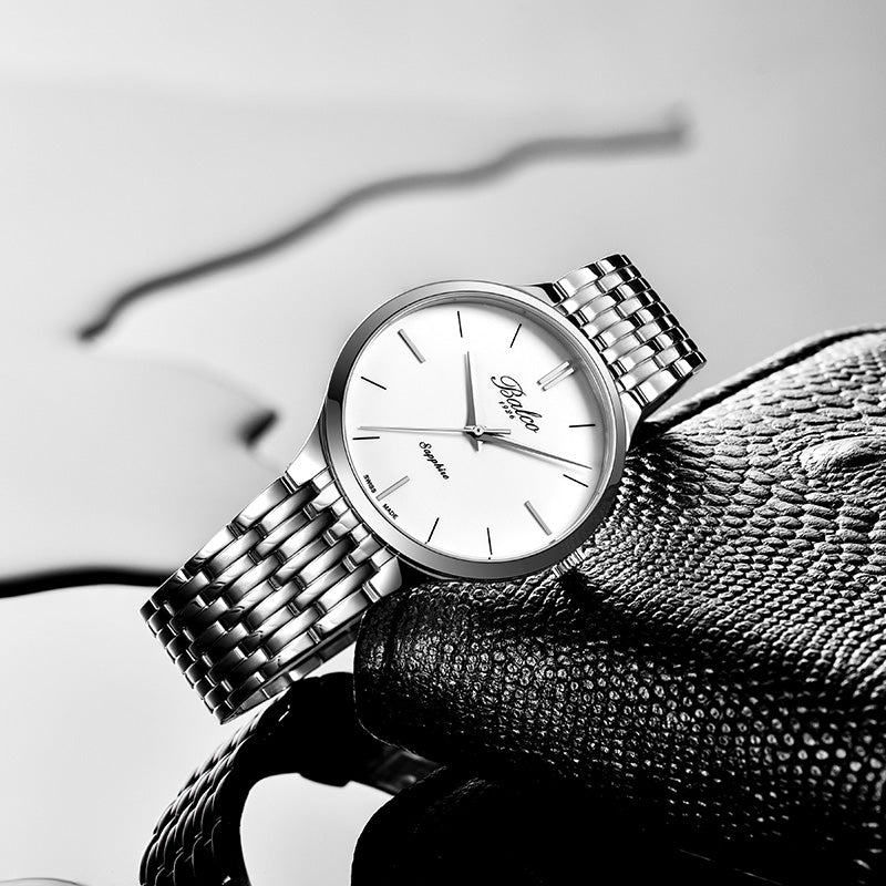 BALCO Male Clock-Quartz,Sapphire Glass,Simple Watch for Daily Wear
