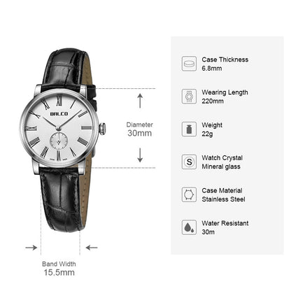 BALCO Women Watch Simple Vintage Quartz Wristwatches