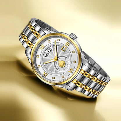 BALCO Quartz Watches For Men-Sapphire Glass,Two-Hand Watch for Work