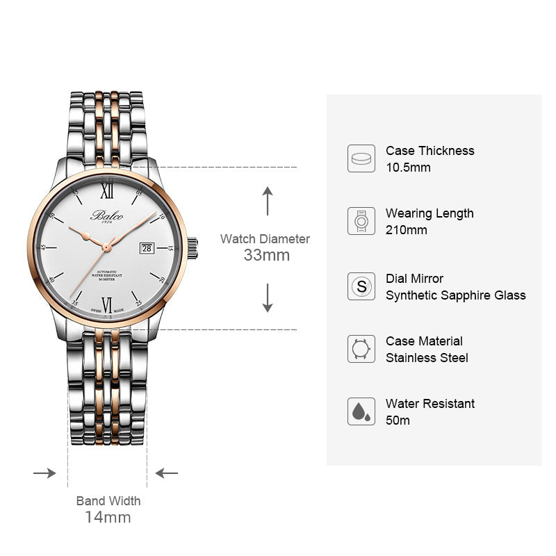 BALCO Women Watch Classic Fashion Wristwatches