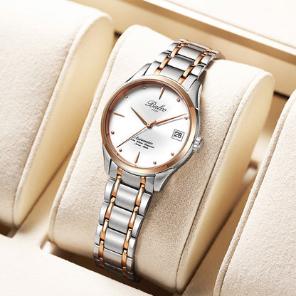 BALCO Ladies Watches-Automatic,Stainless Steel,Simple Wristwatches for Gifts