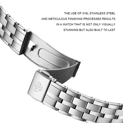 TIAN WANG Man Watch 40mm Dual Calendar Casual Quartz Wristwatch GS3626