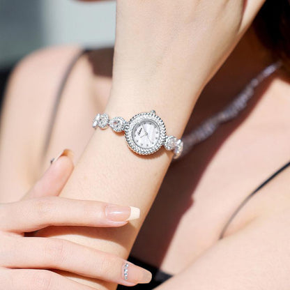 Sotoiru Dewdrop Shaped Jewelry Watches with Mother of Pearl Dial for Women Party T2026