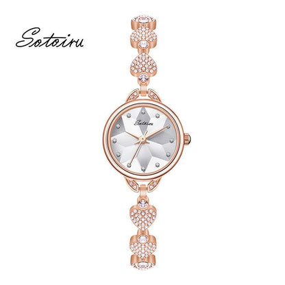 Sotoiru Women Watches Rose Gold Jewellry Accessories for Party T3026P
