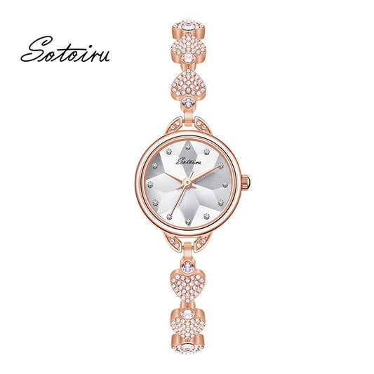 Sotoiru Women Watches Rose Gold Jewellry Accessories for Party T3026P