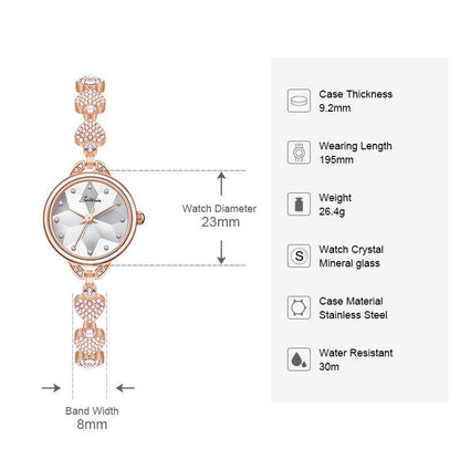 Sotoiru Women Watches Rose Gold Jewellry Accessories for Party T3026P