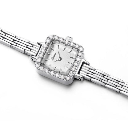 Sotoiru Women Watches Square Ziron Dial Quartz Watch for Daily Wear T2024