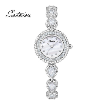 Sotoiru Mother of Pearl Watches with dewdrop design