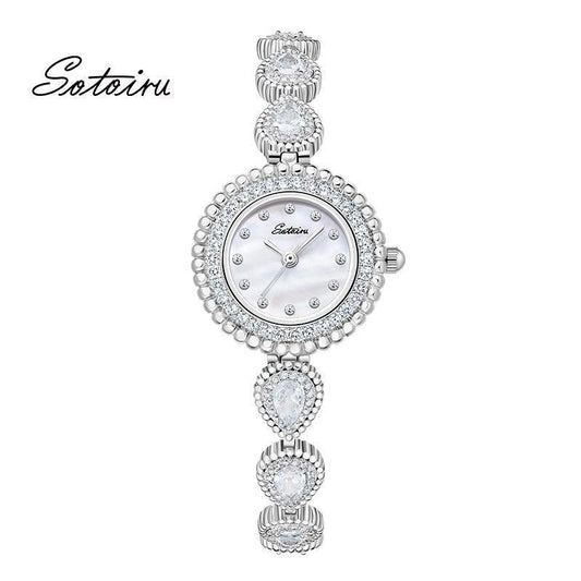 Sotoiru Mother of Pearl Watches with dewdrop design