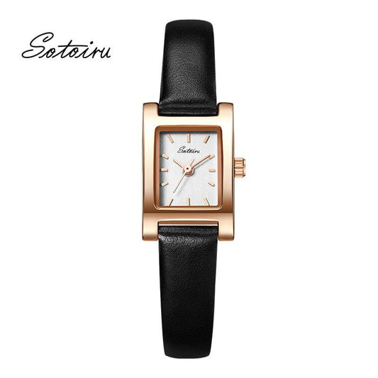 Sotoiru Vintage Leather Watch for Women