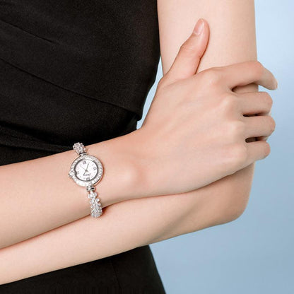 Sotoiru Mermaid Bracelet Women Watches with Full Ziron For Party T2002