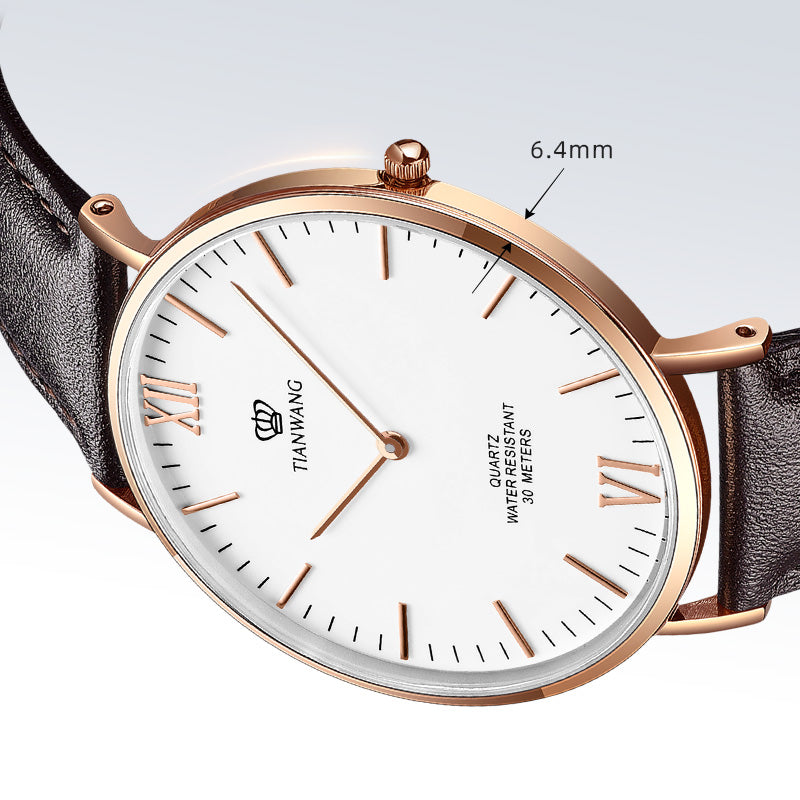 Tianwang 30M Water - Resistant Quartz Wristwatch