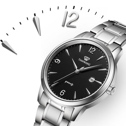 Tianwang - Luxury - Stainless - Steel - Wristwatch