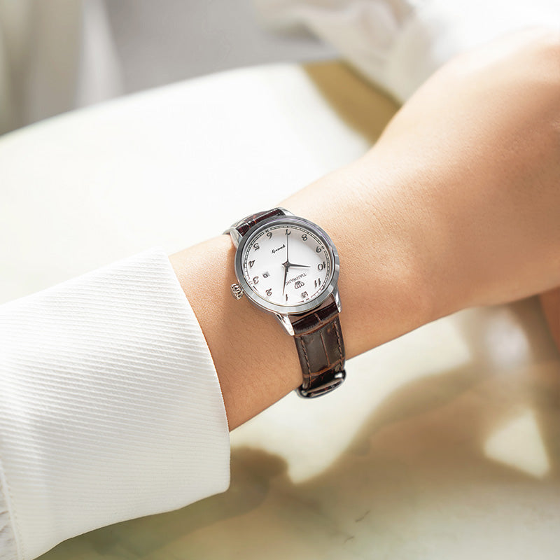 TIANWANG_Women_s_Watch_Leather_Band_Simple_Elegant