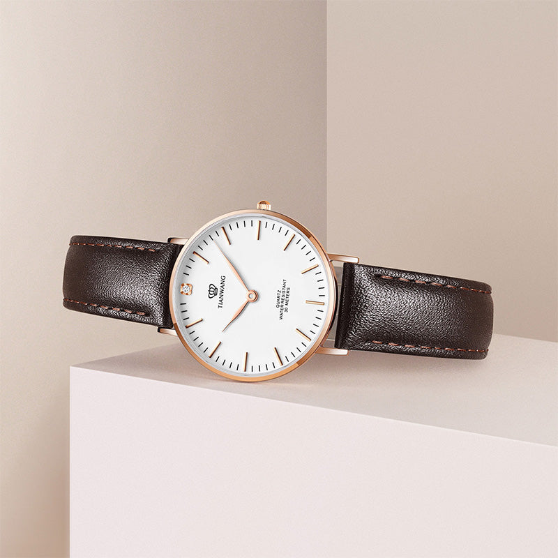 TIANWANG_Gift_-_ready_Women_s_Leather_Watch_-_Quartz_Movement.