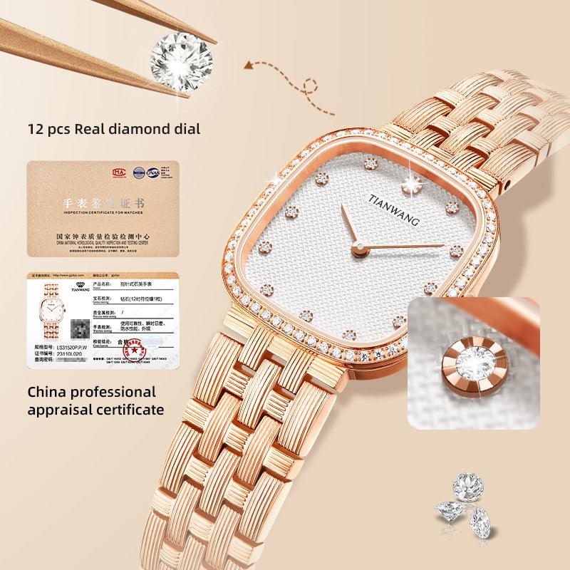 TIAN WANG Diamond Women Watch Luxury Zircon Gems Watches LS31520
