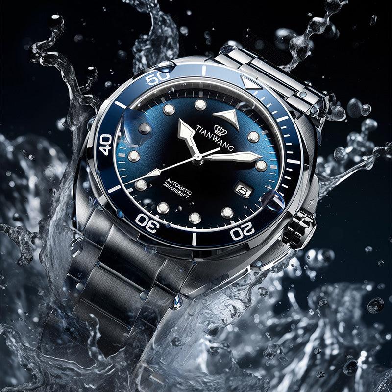 Tianwang Bluefin Series 20ATM Watch