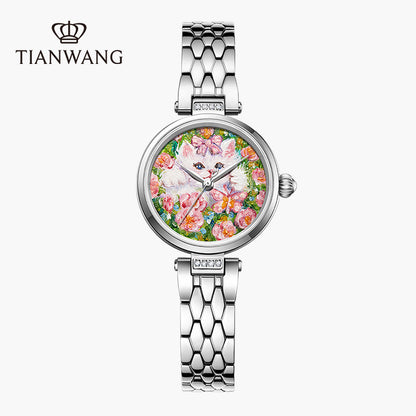 Tianwang Artist Series Hand-Painted Dial Quartz Watches