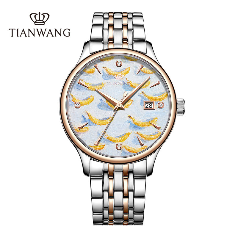 TIAN WANG Men Watches Artist Series 41.5mm Dial Mechanical Watch GS5845
