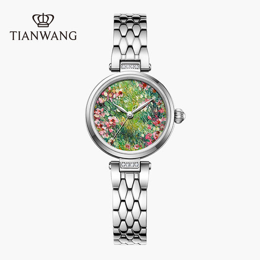 Tianwang Artist Series Hand-Painted Dial Quartz Watches