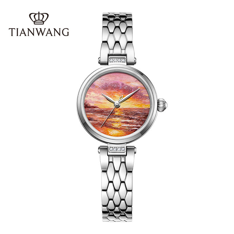 Tianwang Artist Series Hand-Painted Dial Quartz Watches