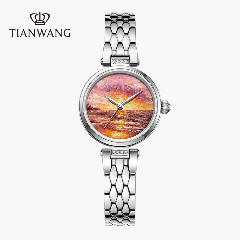 Tianwang Artist Series Hand-Painted Dial Quartz Watches